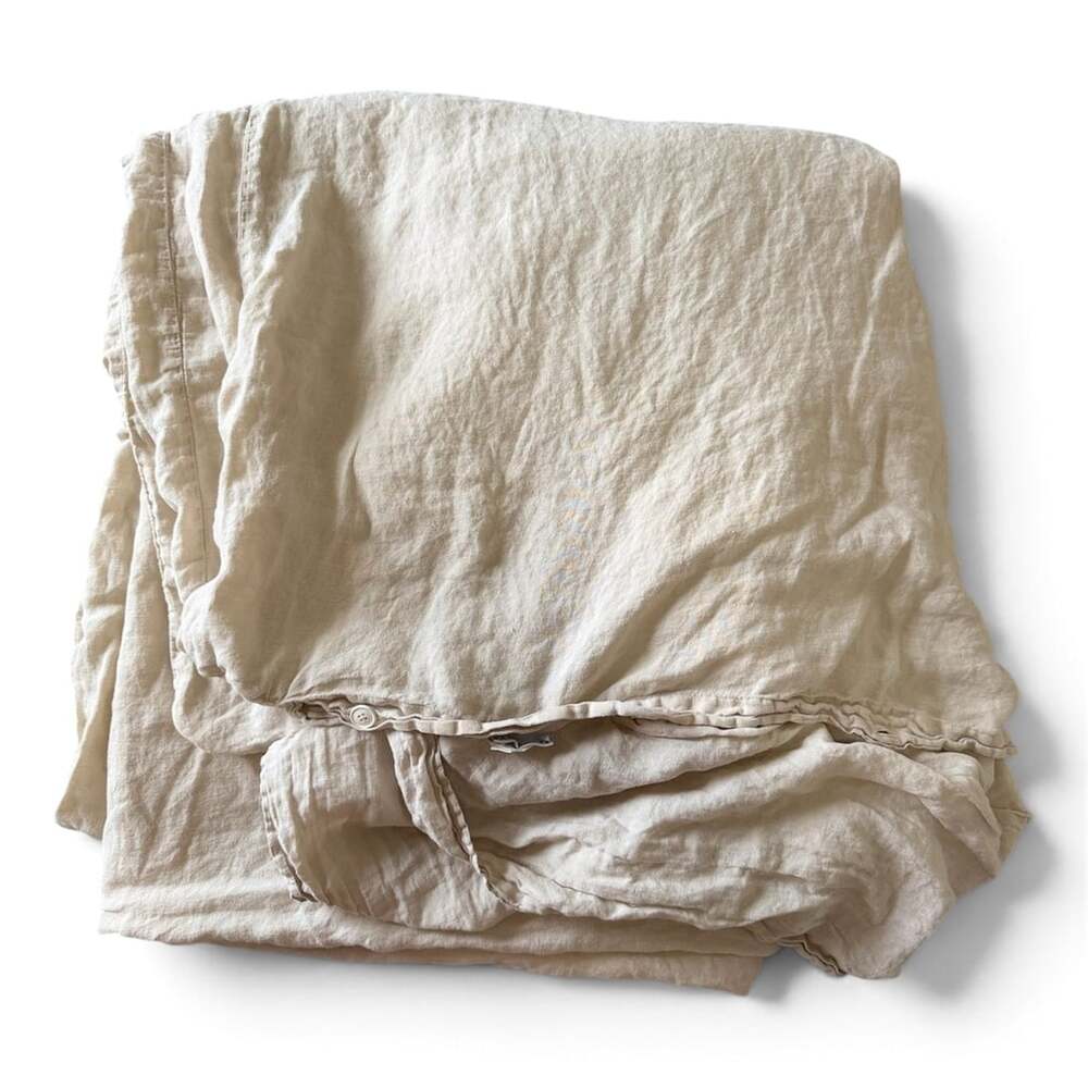 Parachute Duvet Cover Full/Queen bone/Oatmeal Linen